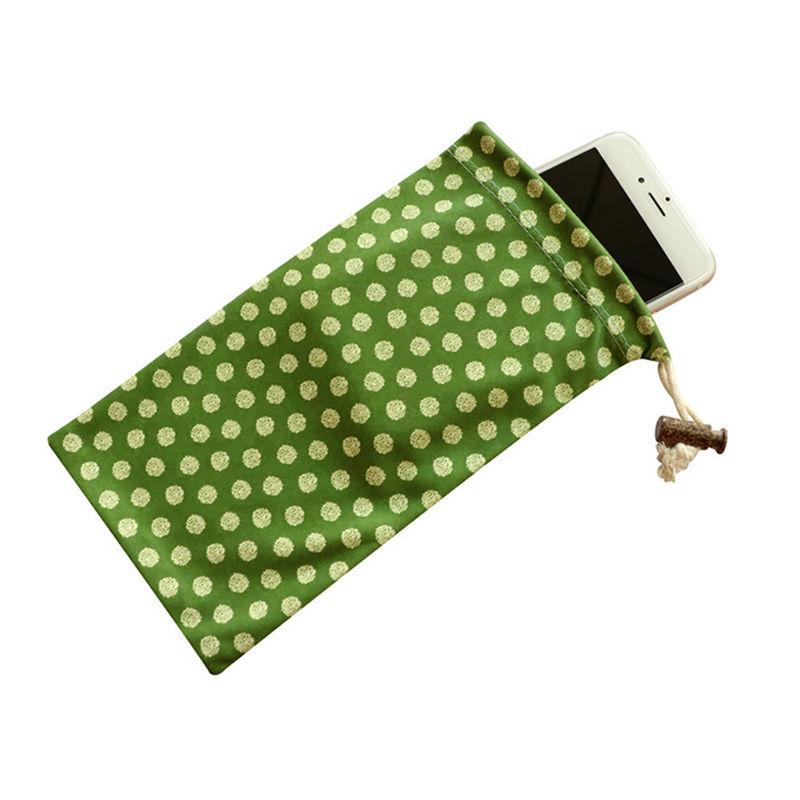 Soft Lined Microfiber Phone Pouch 160-230gsm 80% Polyester 20% Polyamide Or 100% Polyester