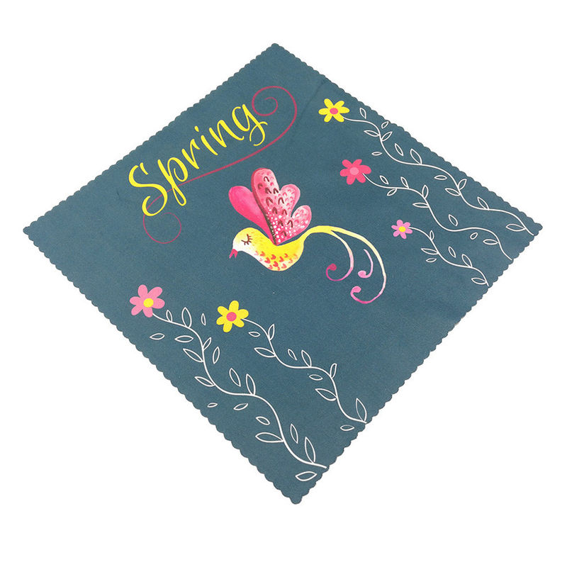 15x18cm Anti Fog Microfiber Cloth 80% Polyester 20% Polyamide Or 100% Polyester For Glasses