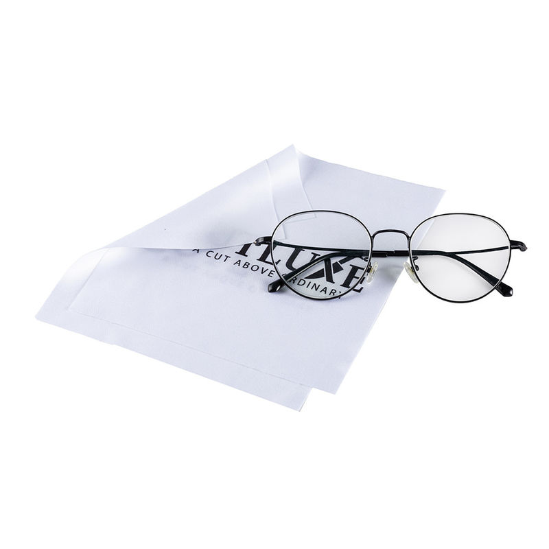 170-250gsm Microfiber Anti Fog Cloth Customized Size 80% Polyester 20% Polyamide